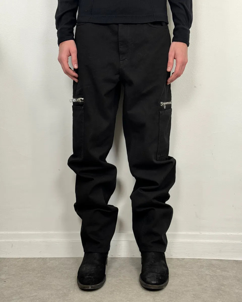 AW2023 Givenchy Black Cargo Pants by Matthew Williams kVHZmik 0