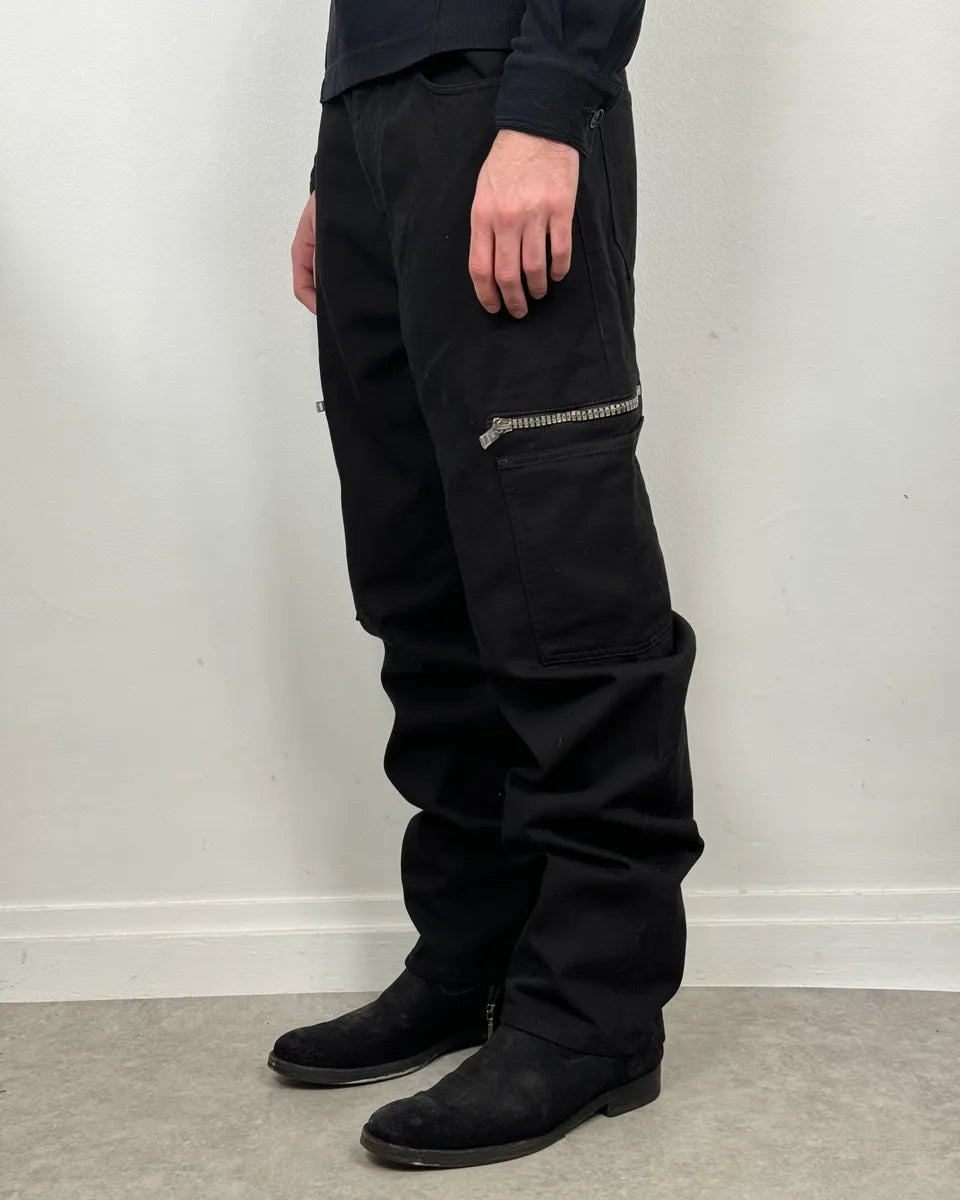 AW2023 Givenchy Black Cargo Pants by Matthew Williams kVHZmik 1