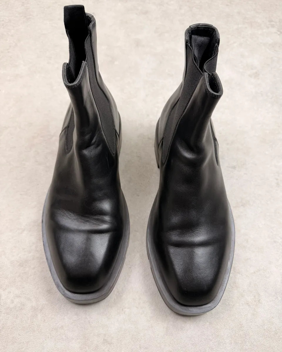 AW2023 Givenchy Black Leather Platform Boots OAdoGzy 2