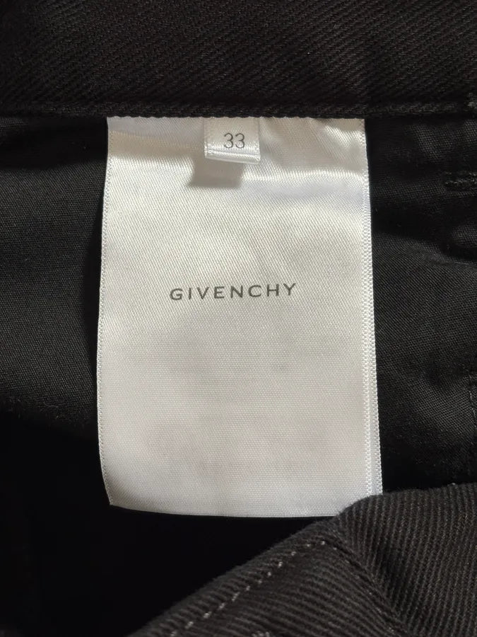 AW2023 Givenchy Black Multi Zips Cargo Pants ikZblky 11