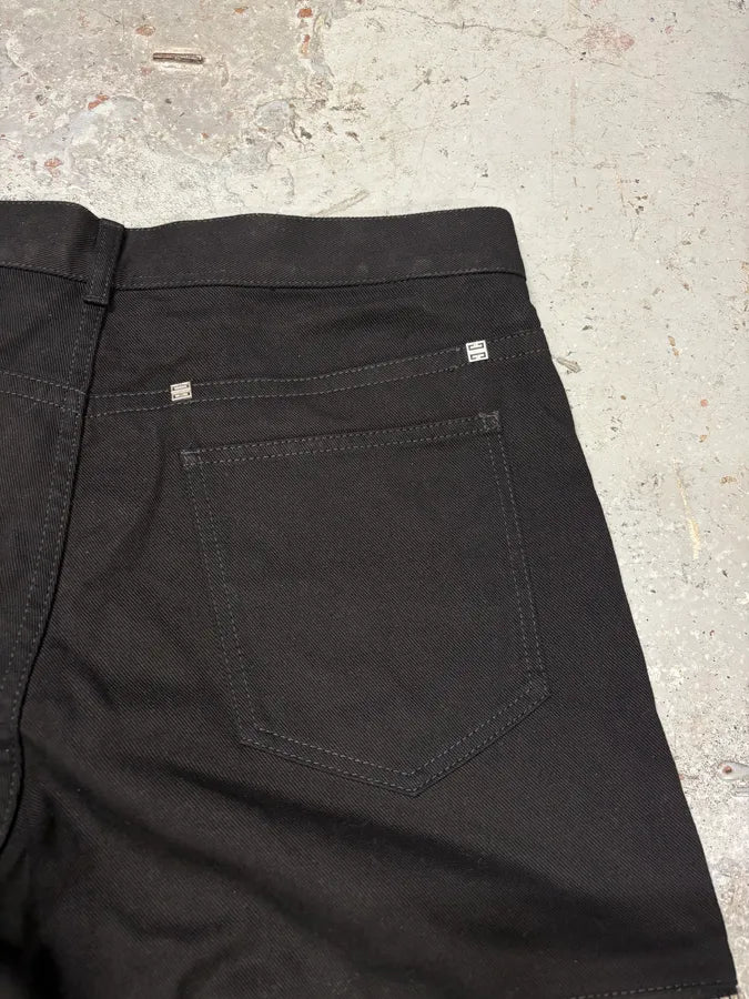 AW2023 Givenchy Black Multi Zips Cargo Pants FByibjo 8