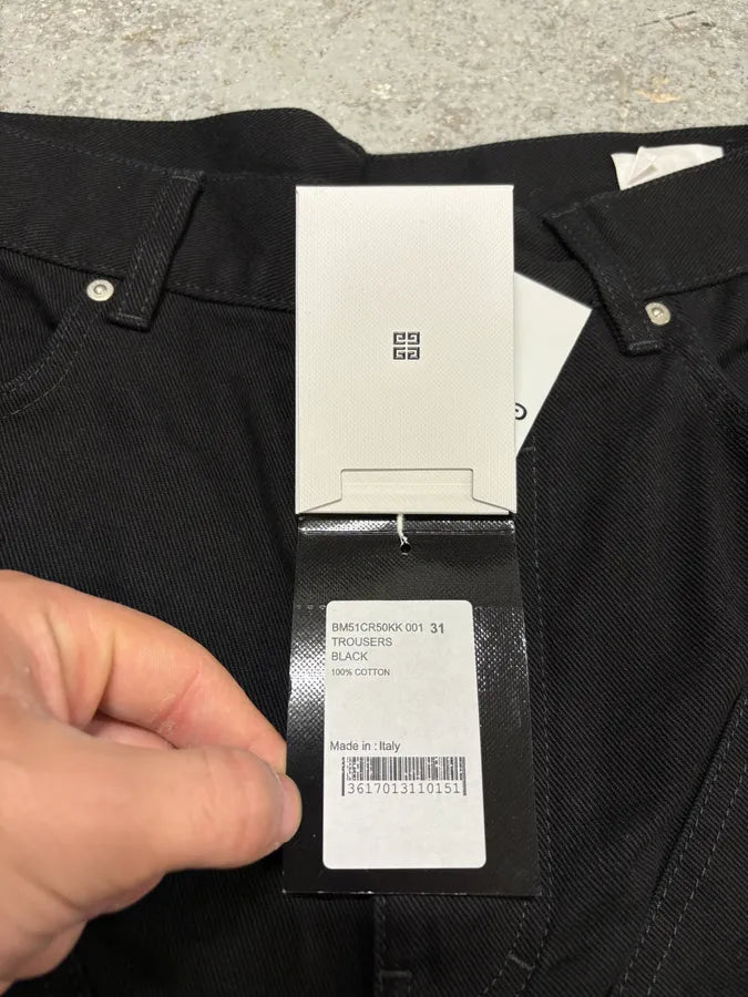 AW2023 Givenchy Black Multi Zips Cargo Pants ikZblky 12