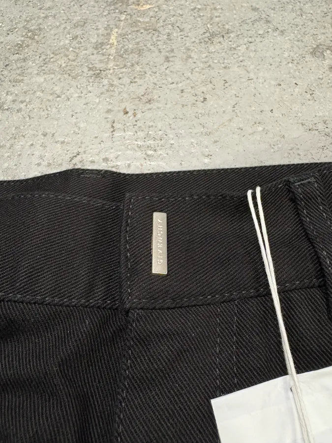 AW2023 Givenchy Black Multi Zips Cargo Pants ikZblky 9