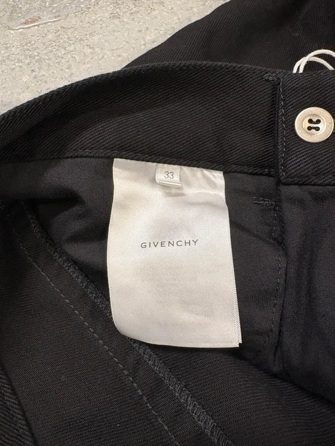 AW2023 Givenchy Black Multi Zips Cargo Pants NRgWGeH 11