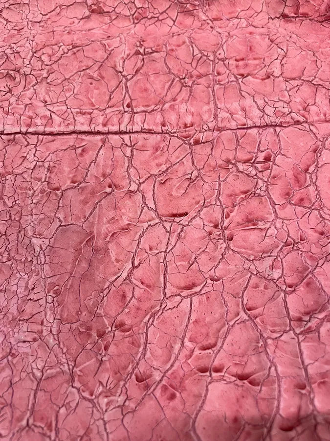 SS2021 Givenchy Pink Cracked Painted Leather Pants by Matthew Williams rmZvHEC 10