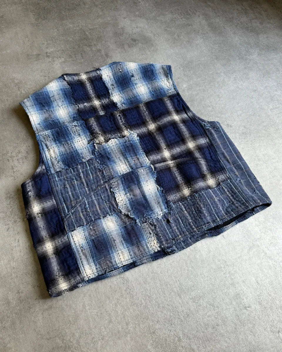 AW2023 Givenchy Sample Artisanal Japanese Boro Vest BTzzOeZ 1