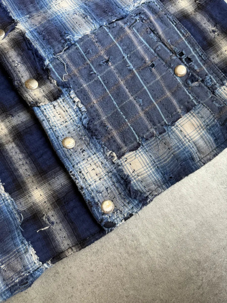 AW2023 Givenchy Sample Artisanal Japanese Boro Vest BTzzOeZ 9