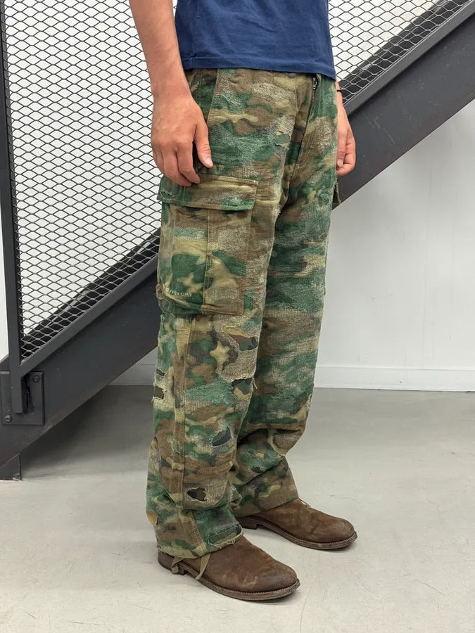 AW2023 Givenchy Sample Boro Camo Pants by Matthew Williams DIAunHk 1