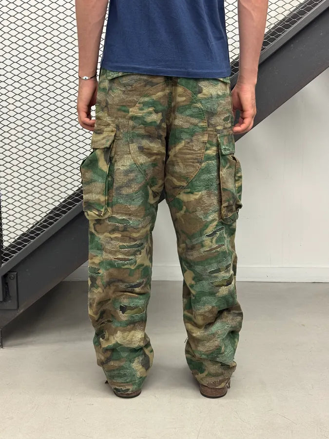 AW2023 Givenchy Sample Boro Camo Pants by Matthew Williams DIAunHk 2