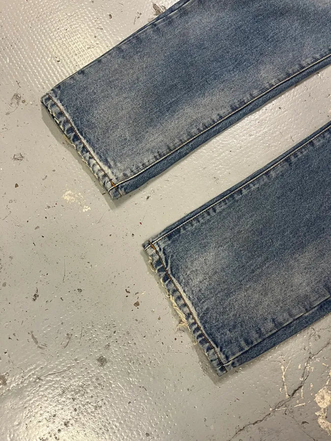 AW2023 Maison Margiela Blue Signature Denim Jeans kokWyLv 6