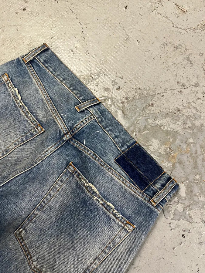 AW2023 Maison Margiela Blue Signature Denim Jeans kokWyLv 7