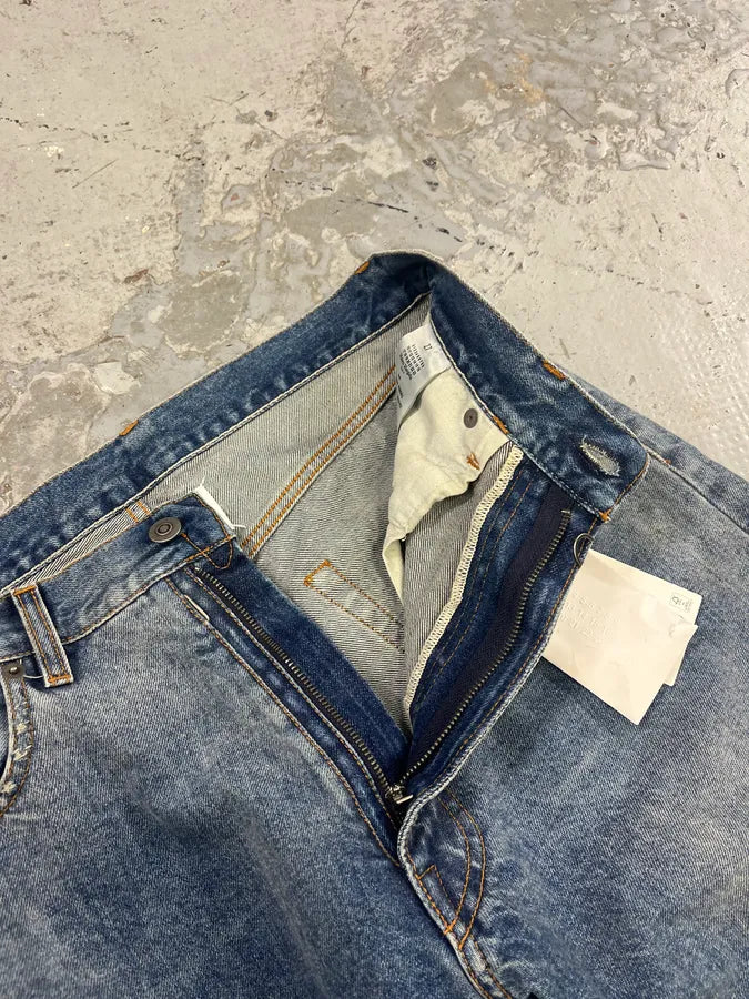 AW2023 Maison Margiela Blue Signature Denim Jeans kokWyLv 8