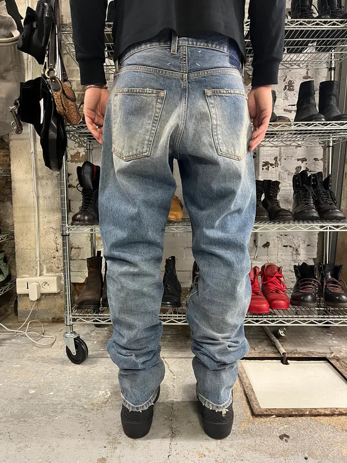 AW2023 Maison Margiela Blue Signature Denim Jeans MWbibPJ 0
