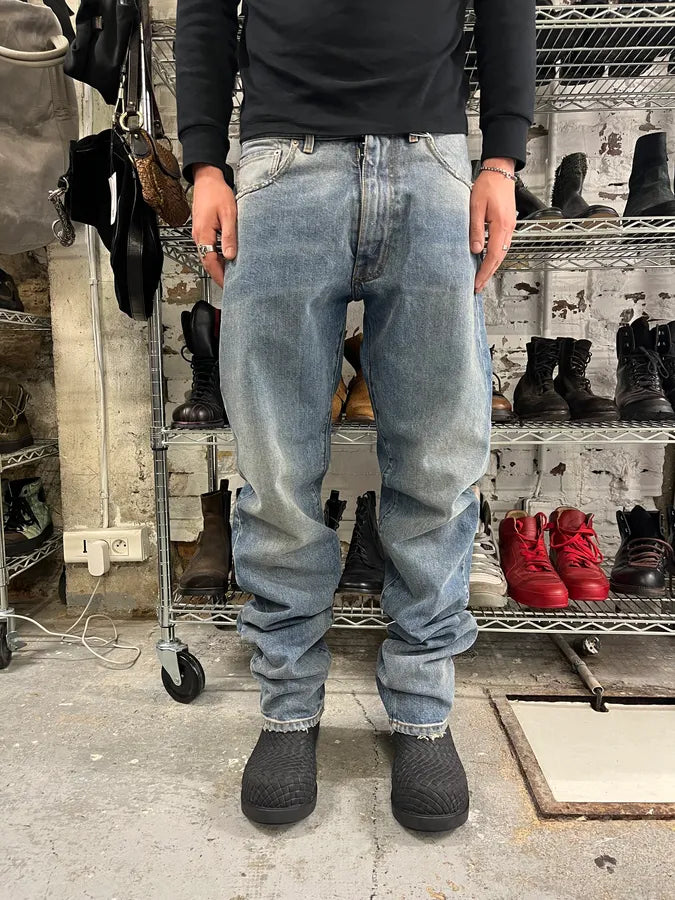 AW2023 Maison Margiela Blue Signature Denim Jeans MWbibPJ 2