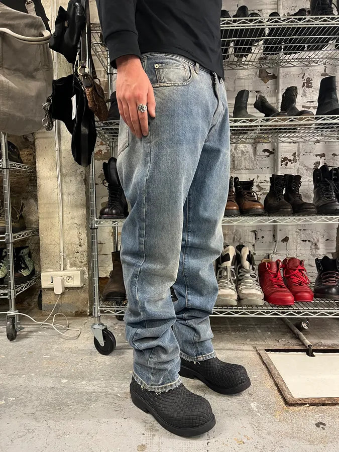 AW2023 Maison Margiela Blue Signature Denim Jeans MWbibPJ 4