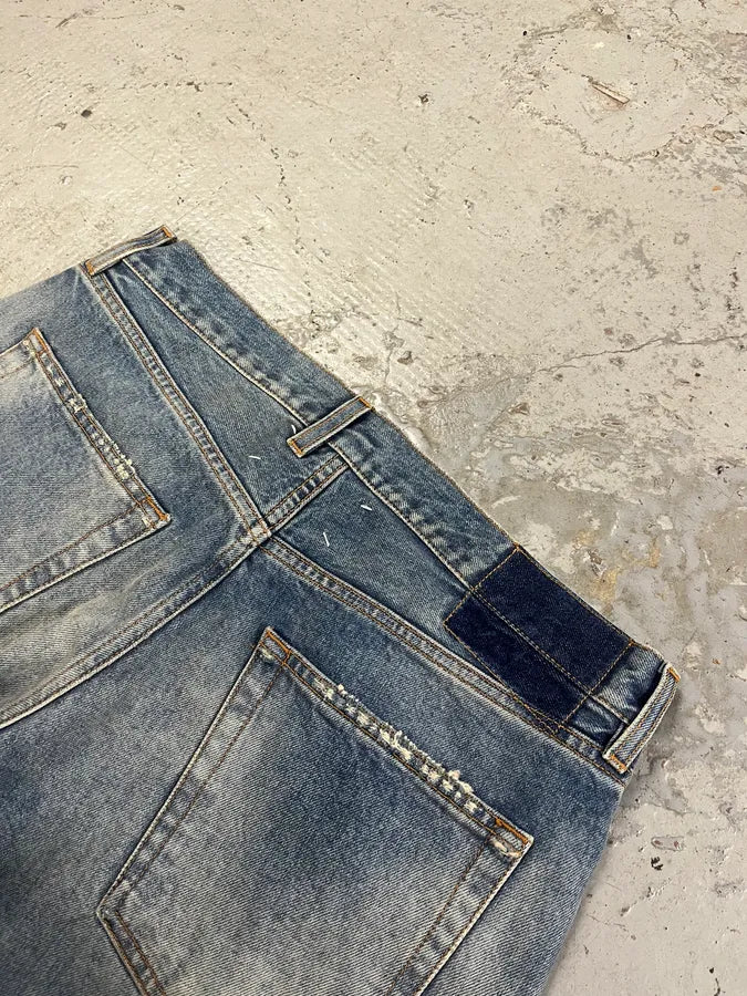 AW2023 Maison Margiela Blue Signature Denim Jeans MWbibPJ 7