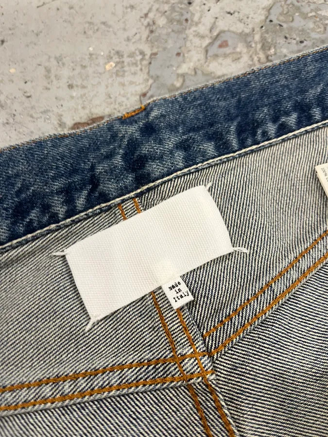 AW2023 Maison Margiela Blue Signature Denim Jeans MWbibPJ 9