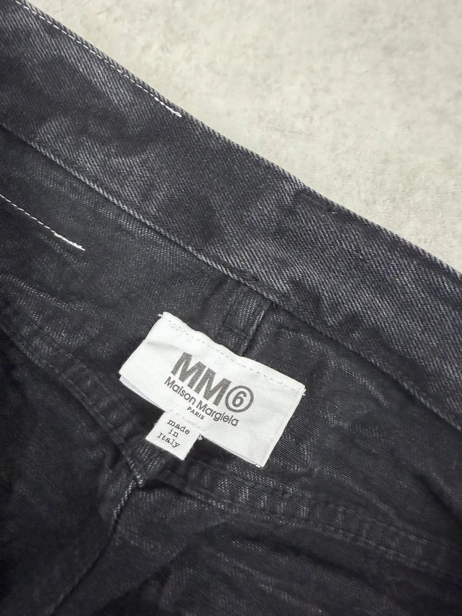 AW2023 Maison Margiela Grey Extra Large Faded Denim Jeans Cxppura 10