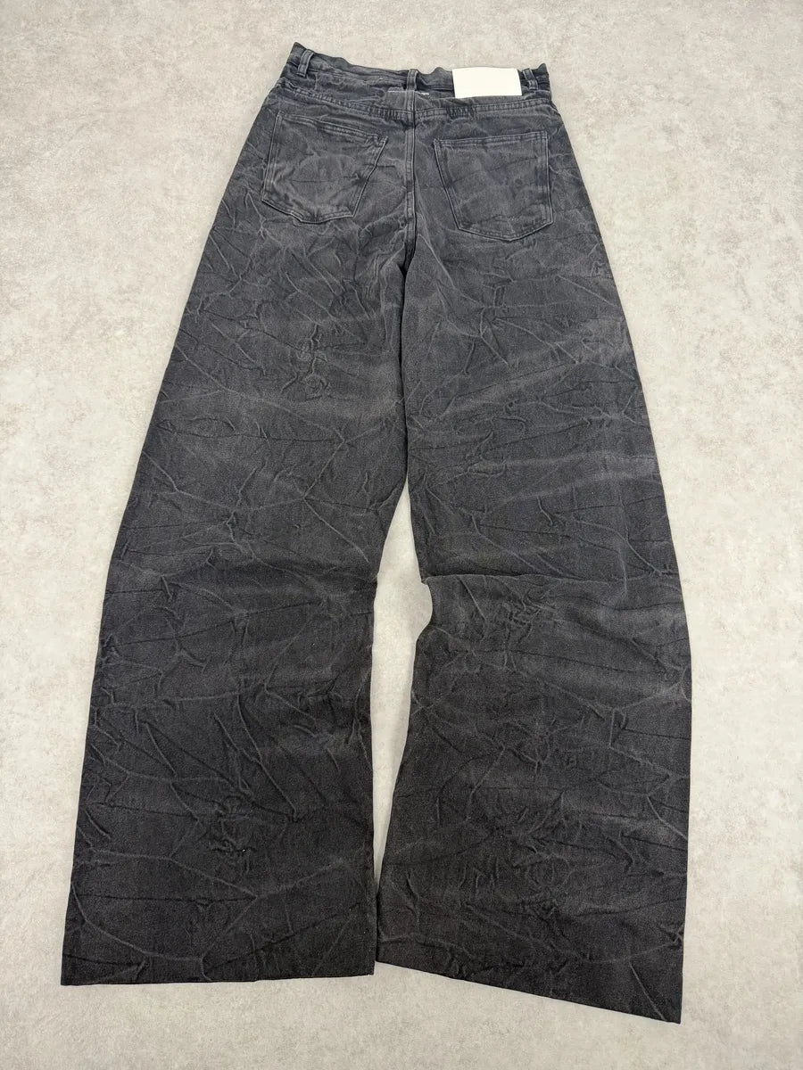 AW2023 Maison Margiela Grey Extra Large Faded Denim Jeans Cxppura 4