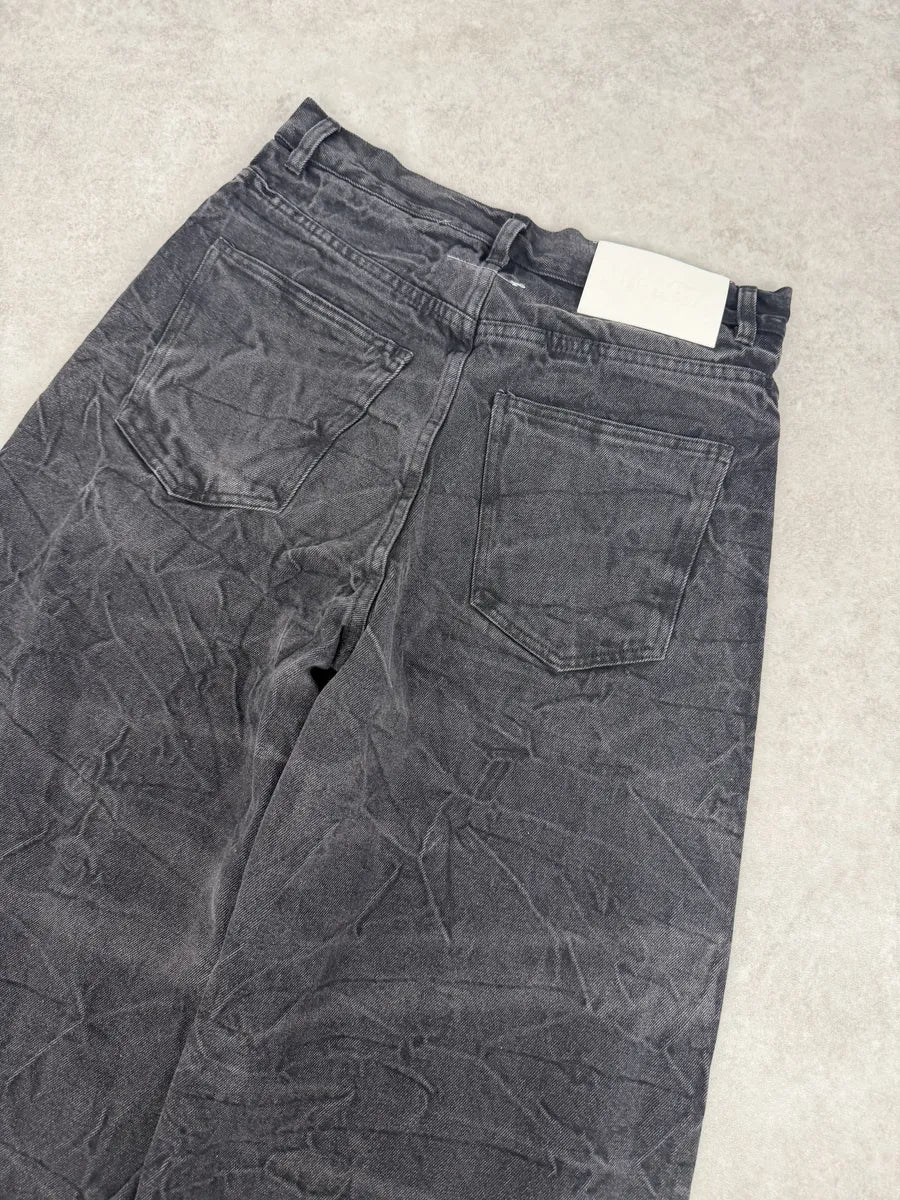 AW2023 Maison Margiela Grey Extra Large Faded Denim Jeans Cxppura 7