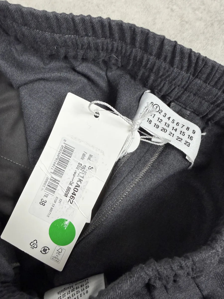 AW2023 Maison Margiela Grey Tailored Pants HjcLnyX 5