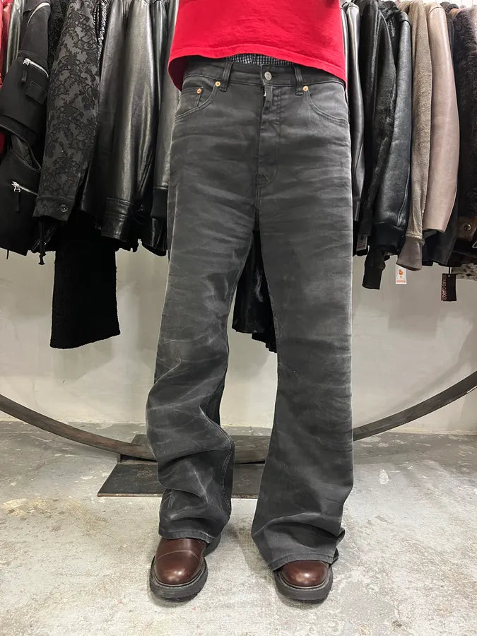 AW2023 Maison Margiela MM6 Faded Black Jeans (M) YyneQpr 1