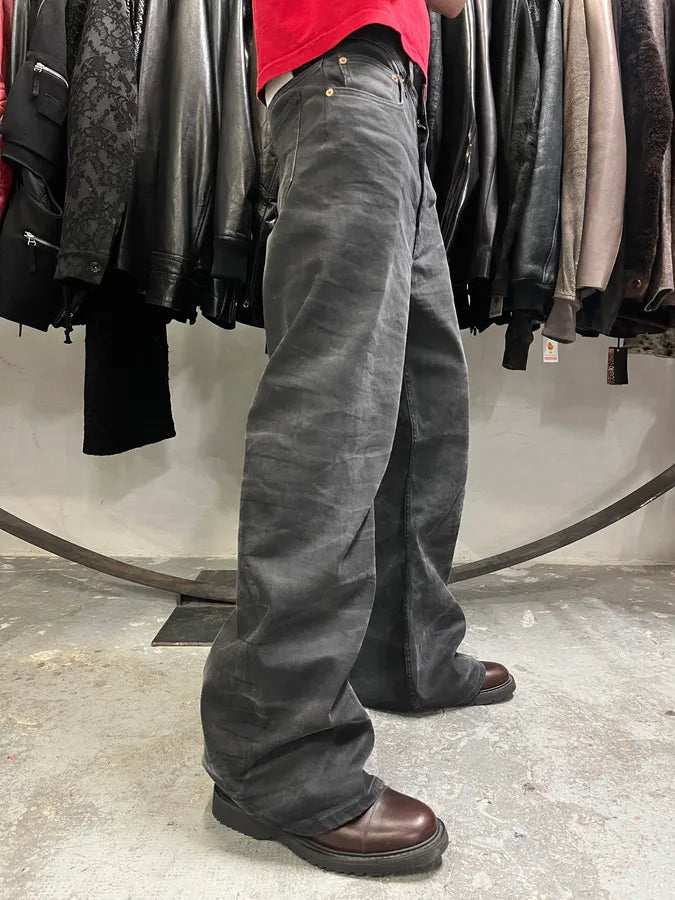 AW2023 Maison Margiela MM6 Faded Black Jeans (M) YyneQpr 2
