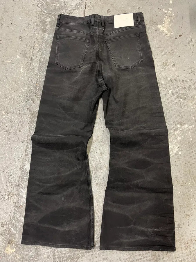 AW2023 Maison Margiela MM6 Faded Black Jeans (M) YyneQpr 6