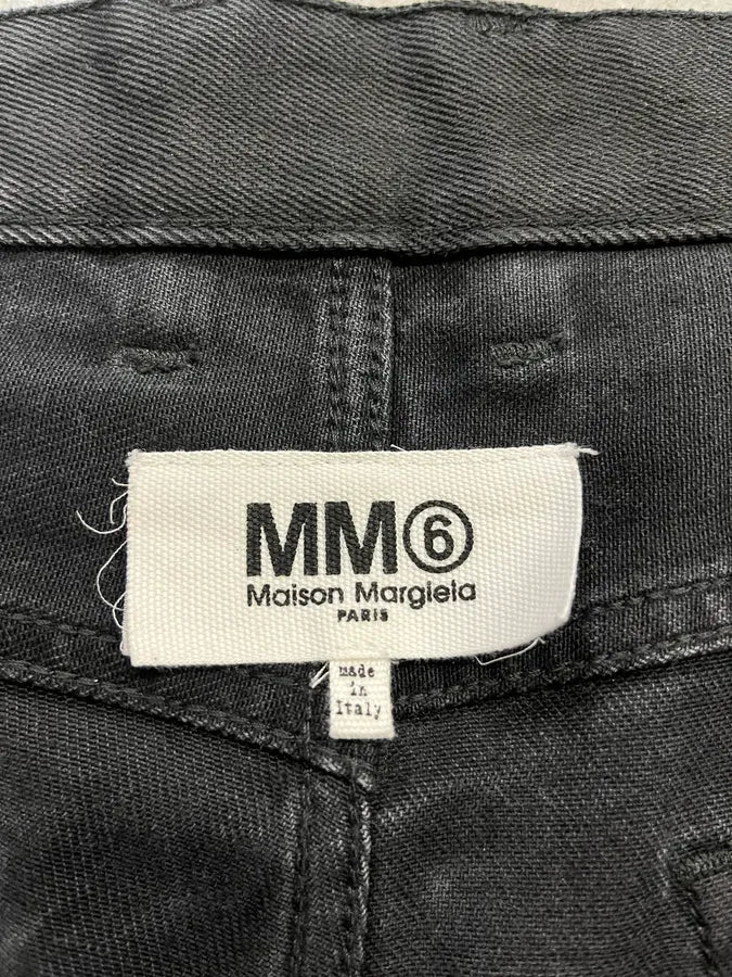 AW2023 Maison Margiela MM6 Faded Black Jeans (M) YyneQpr 9