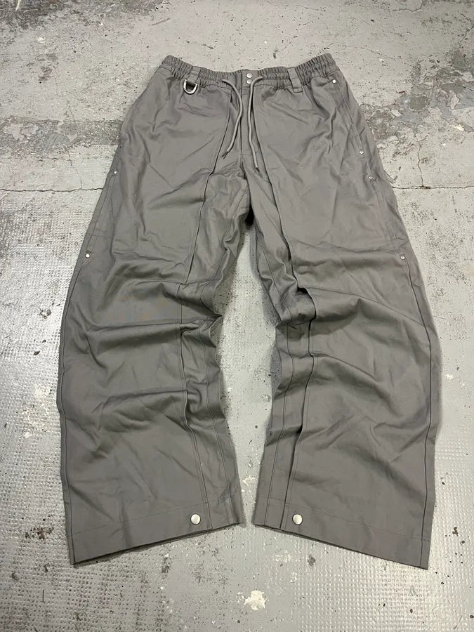 AW2023 Yohji Yamamoto Y3 Grey Tactical Pants ZcddmdL 0