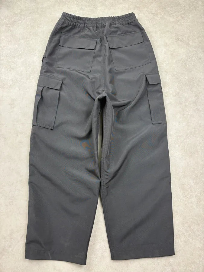 AW2024 Junya Watanabe Black Polyester Track Cargo Pants LYhUcdn 6