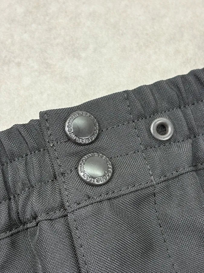 AW2024 Junya Watanabe Black Polyester Track Cargo Pants LYhUcdn 8