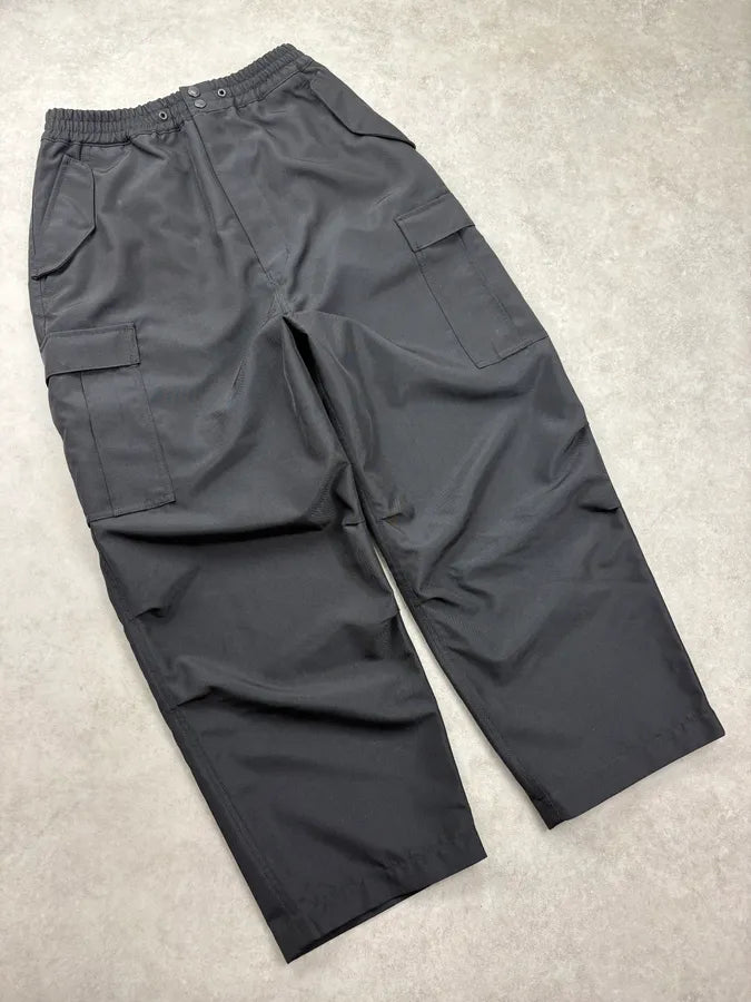 AW2024 Junya Watanabe Black Polyester Track Cargo Pants LYhUcdn 4