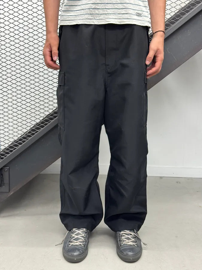 AW2024 Junya Watanabe Black Polyester Track Cargo Pants LYhUcdn 2