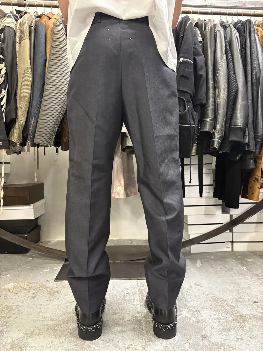 AW2024 Maison Margiela Grey Signature Tailored Pants JNwRKii 1