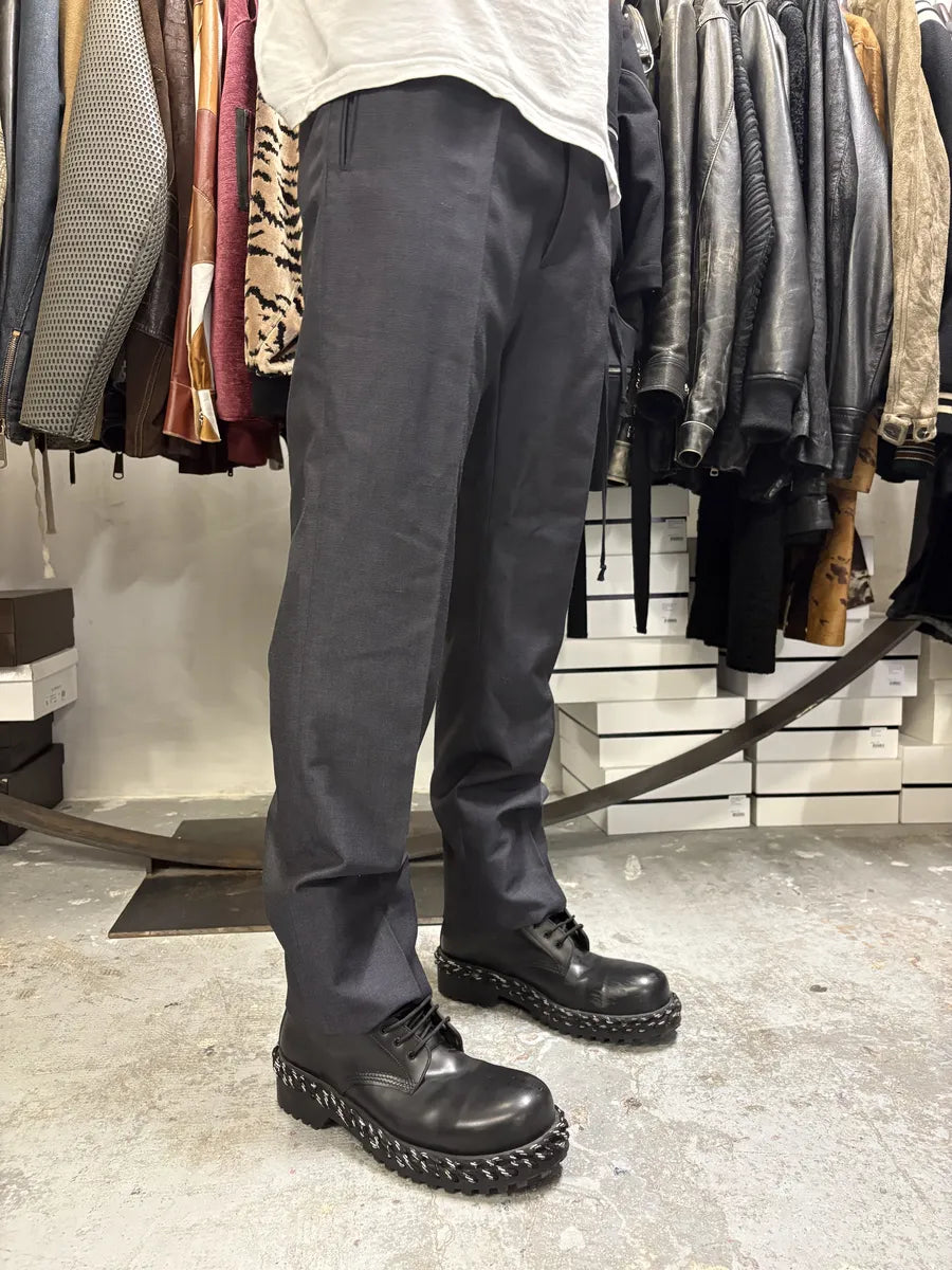 AW2024 Maison Margiela Grey Signature Tailored Pants JNwRKii 3