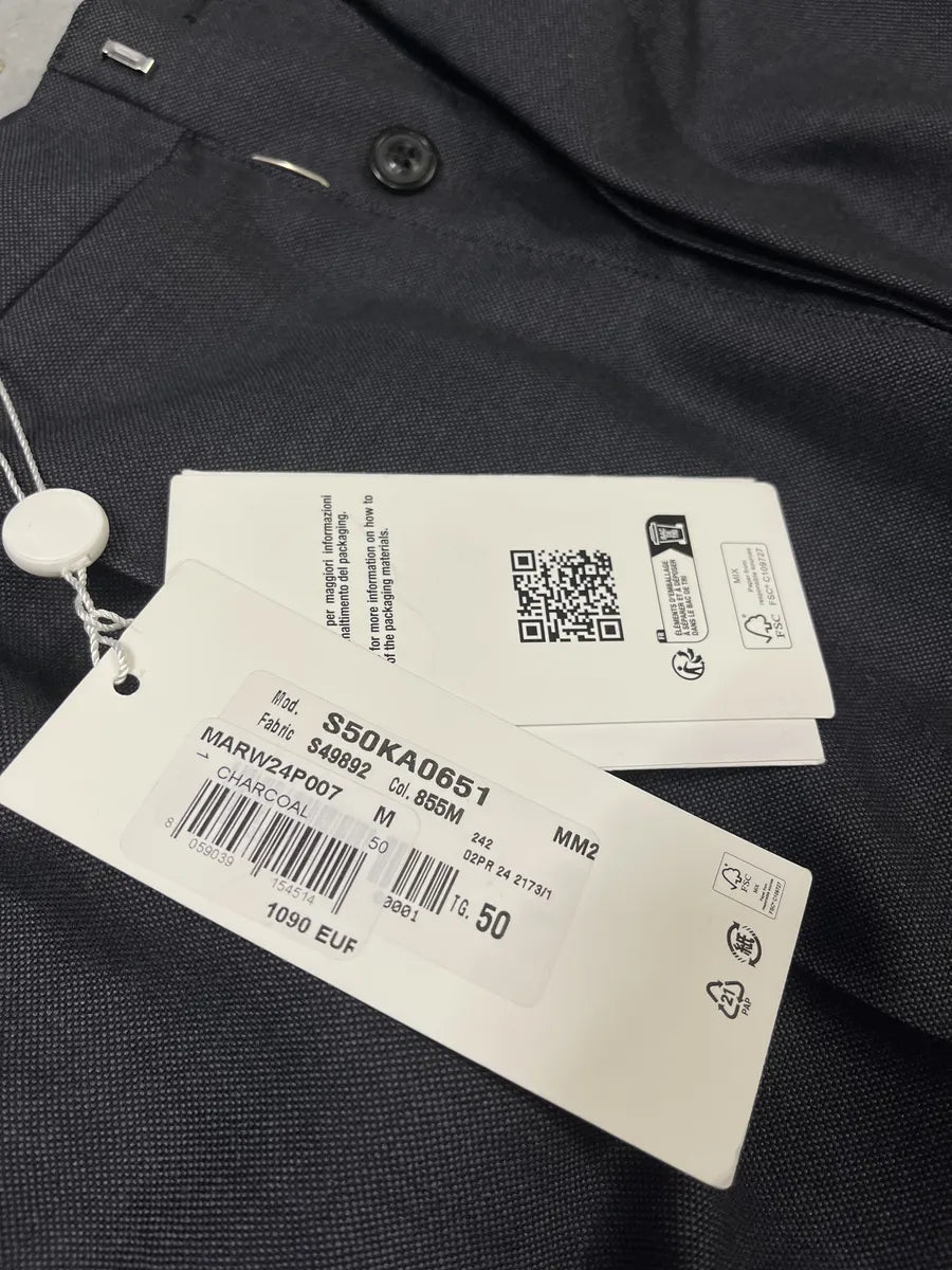 AW2024 Maison Margiela Grey Signature Tailored Pants JNwRKii 6