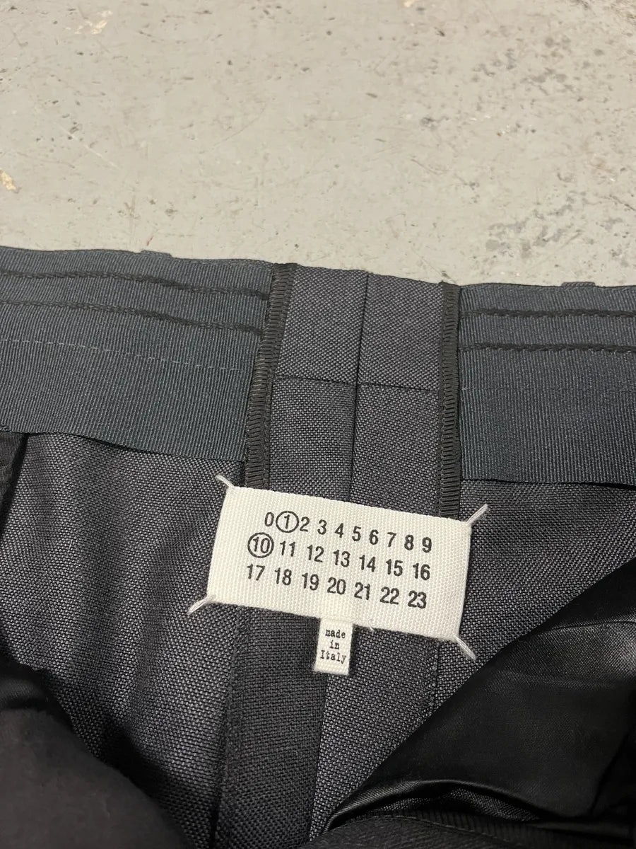 AW2024 Maison Margiela Grey Signature Tailored Pants JNwRKii 8