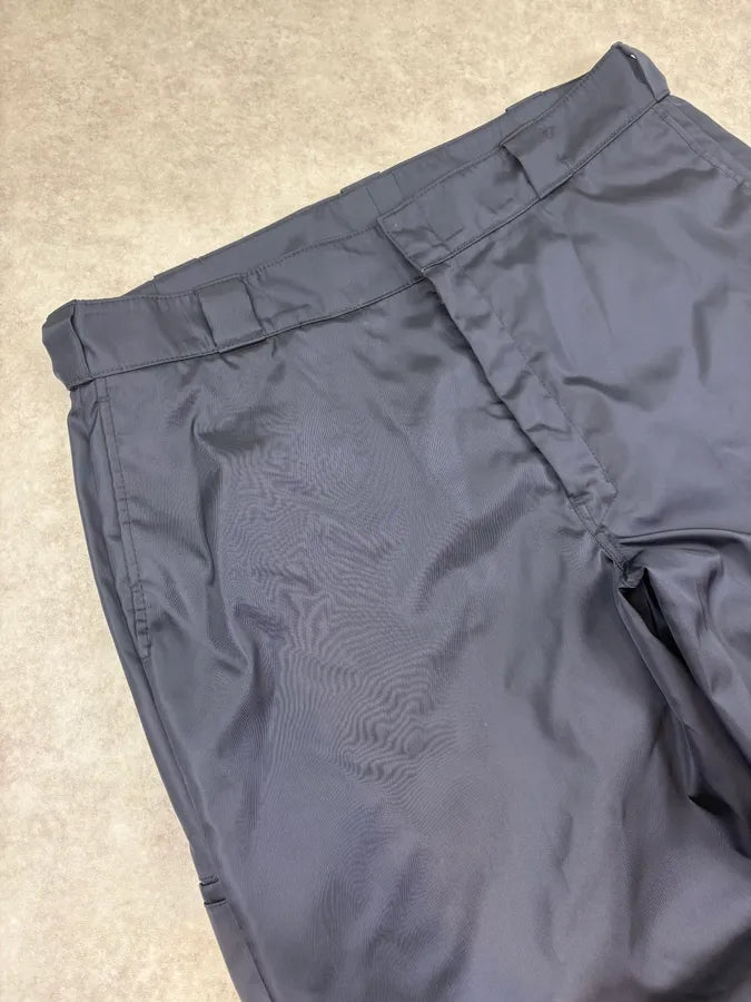 AW2022 Prada Signature Navy Nylon Trousers Pants adqWgXh 5