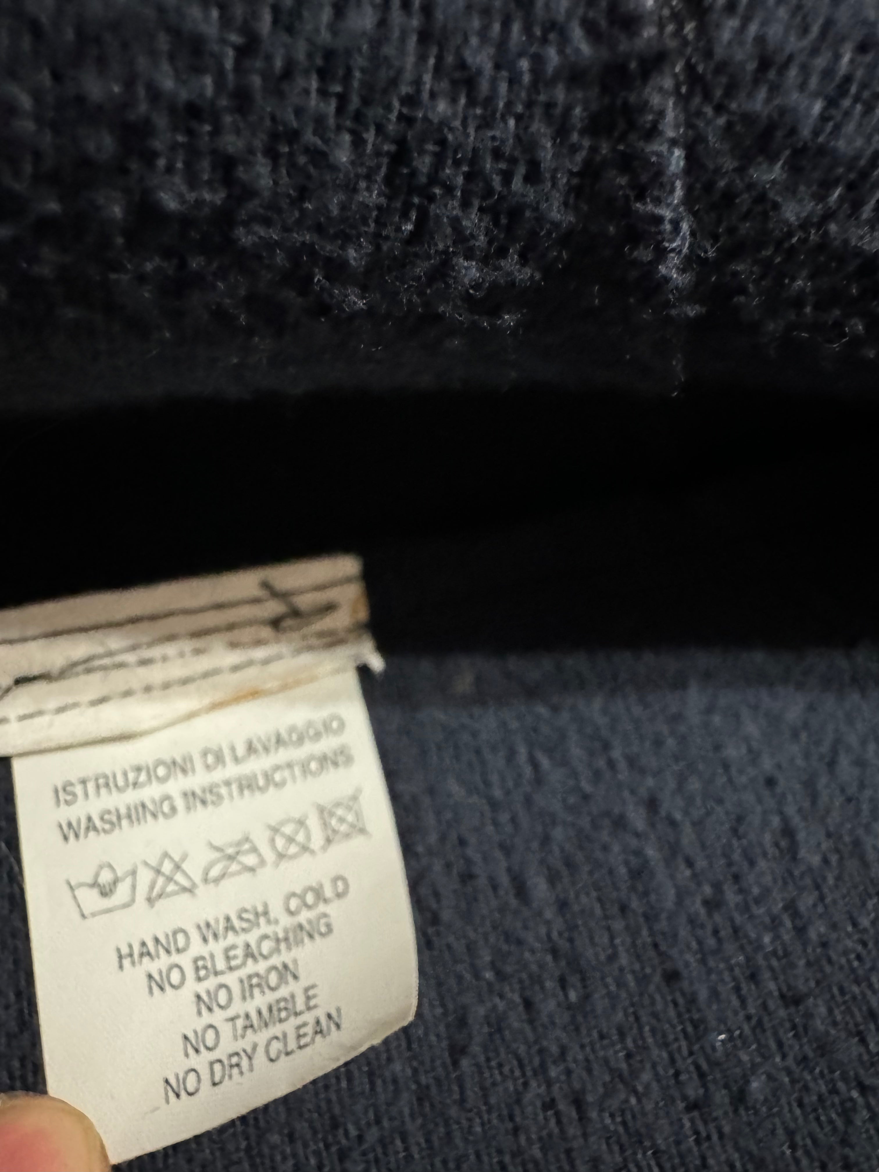 AW1996 Emporio Armani Black Leather Soft Italian Jacket (L/XL) - 6