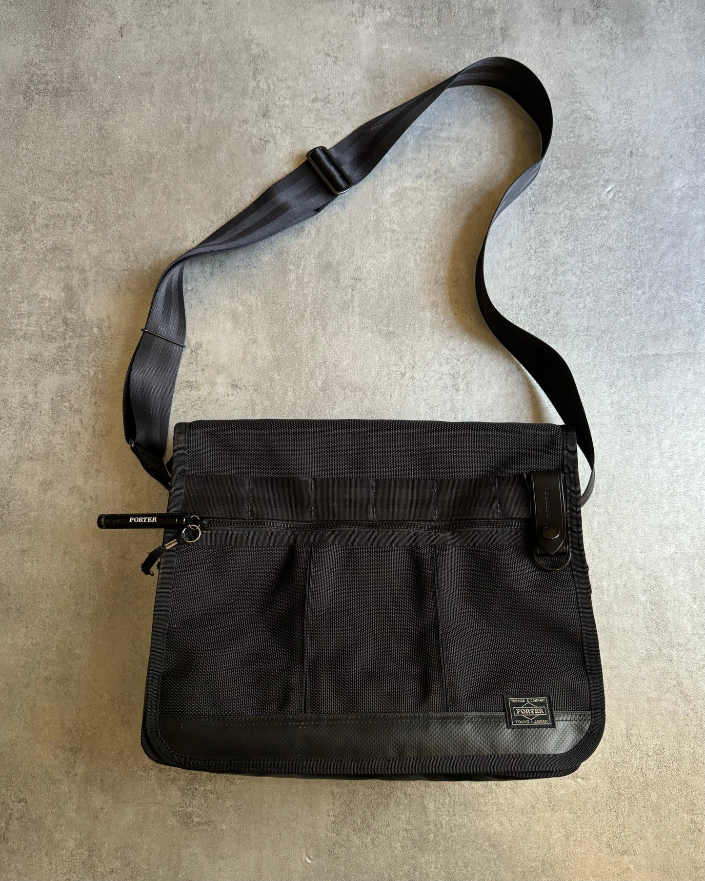 Porter Black Tactical Japanese Shoulder Bag  (OS) - 8