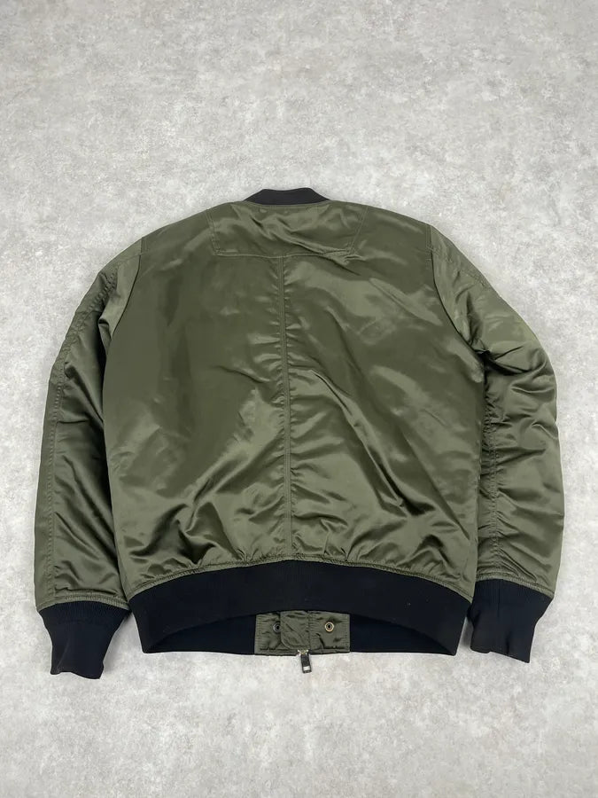 2000s Diesel Khaki Bomber Jacket AFIBLbN 5