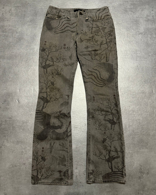 SS2007 Cavalli Nature Grey Eden Safari Pants (S/M) - 1