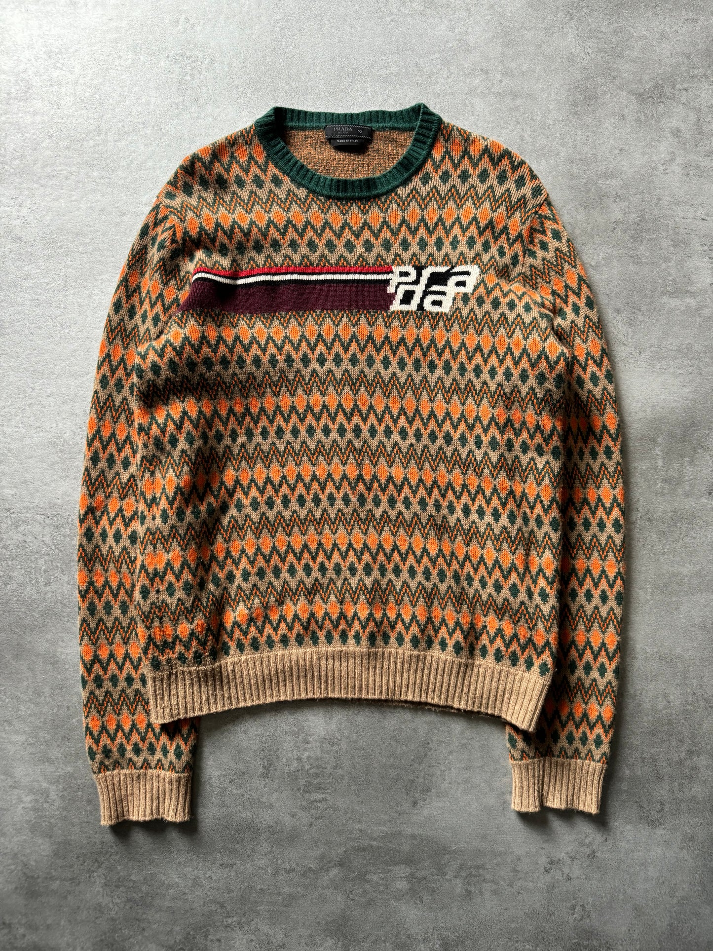 FW2018 Prada Cozy Knit Sweater (L) - 2