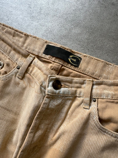 SS2008 Cavalli Tagged Beige Rebel Pants (S) - 8