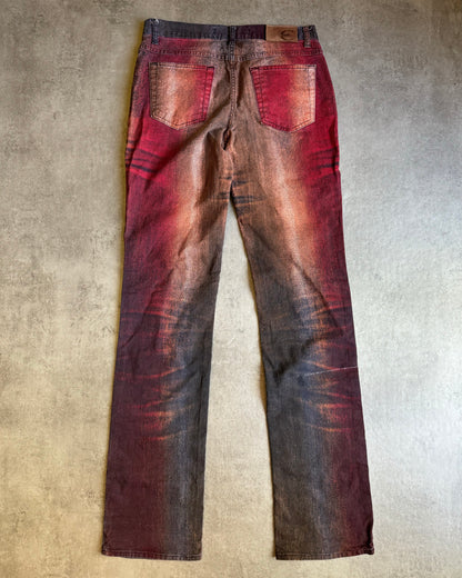 SS2004 Cavalli Glamour Sunset Devil Pants  (S) - 2