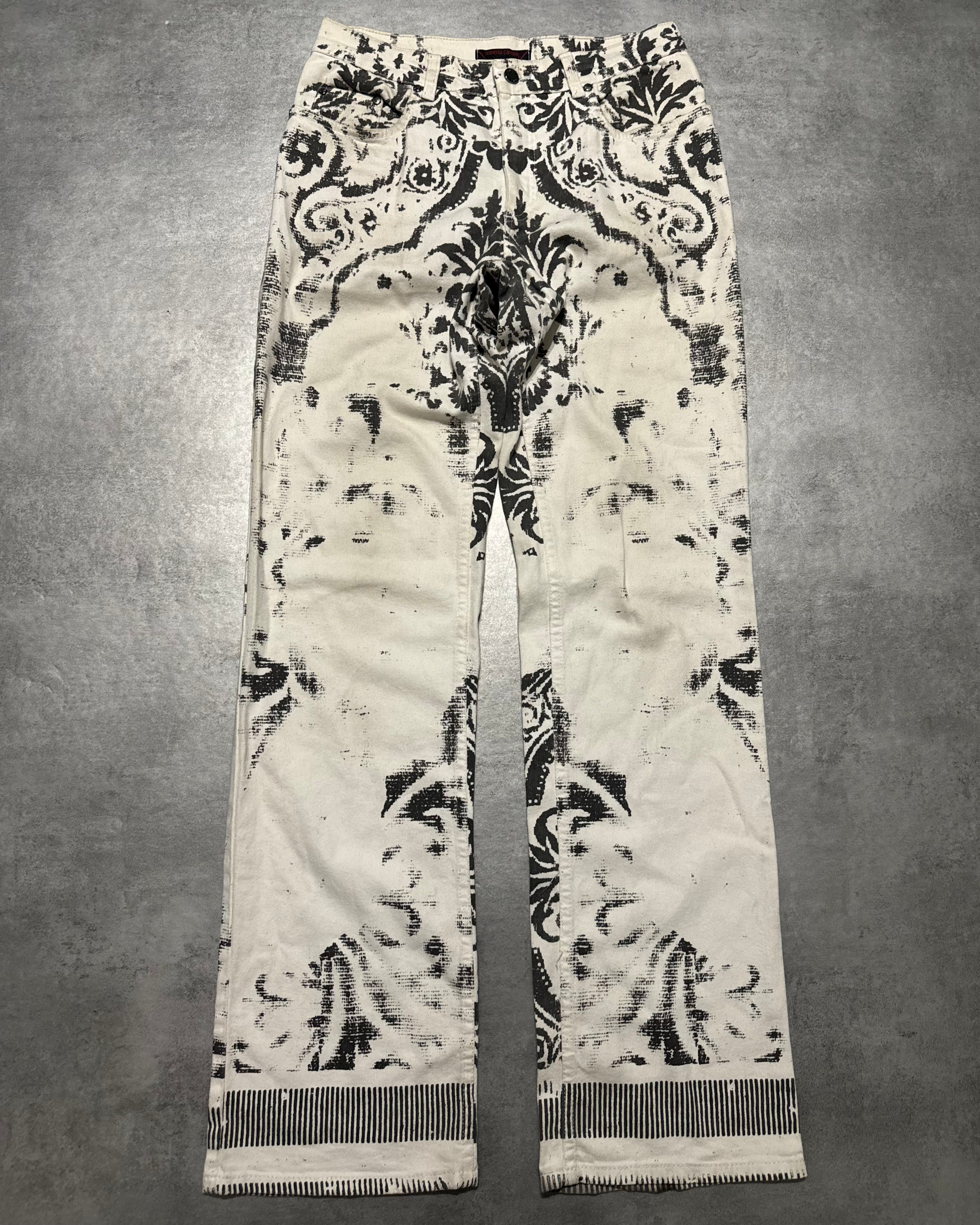 1990s Roberto Cavalli Royal Arabic Mozaic Pants (S) - 4