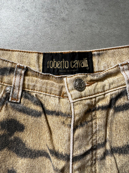 2000s Roberto Cavalli Safari Relaxed Pants  (M) - 9