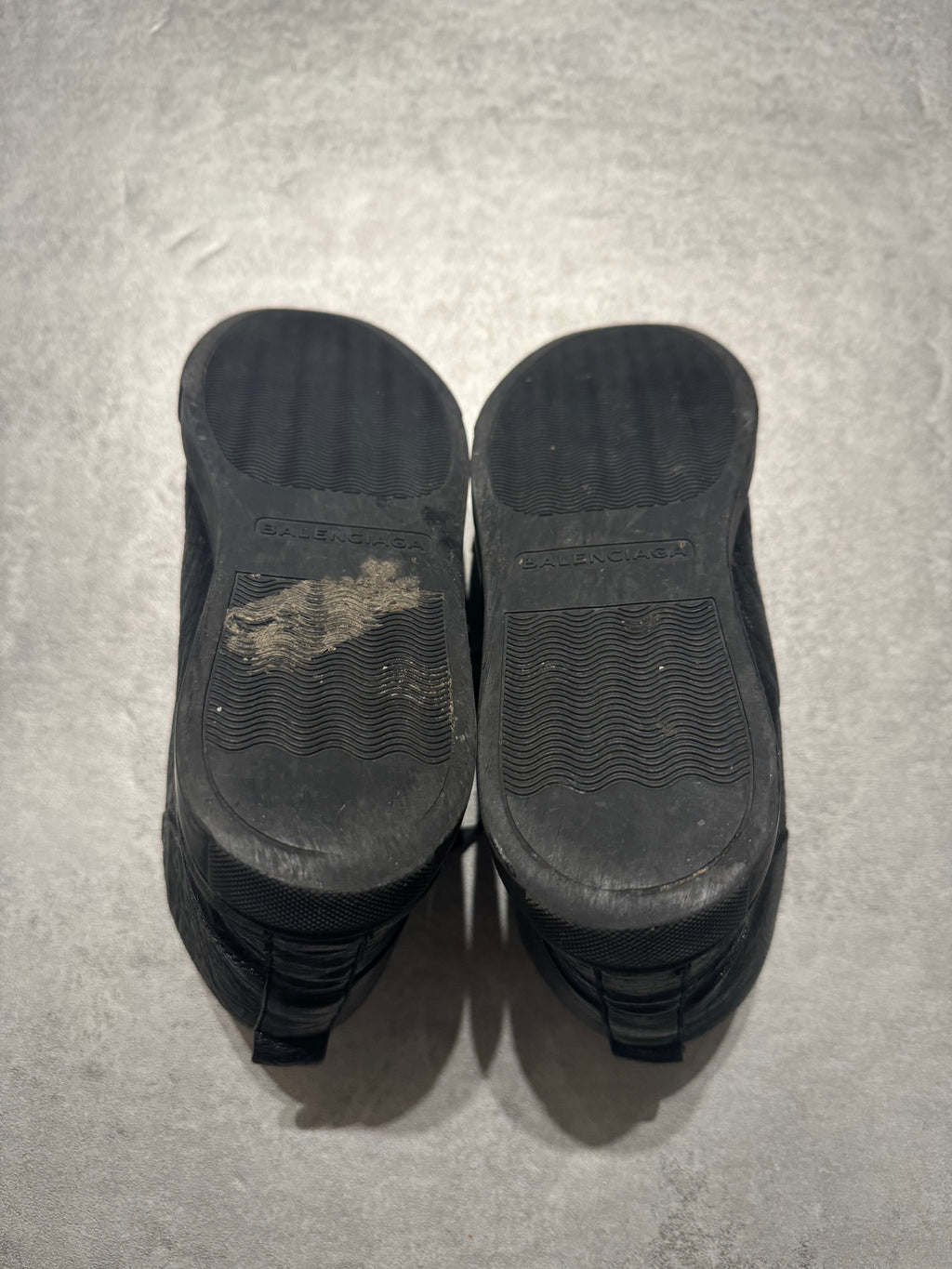 Balenciaga Arena Black High Leather Shoes (37,5) - 6