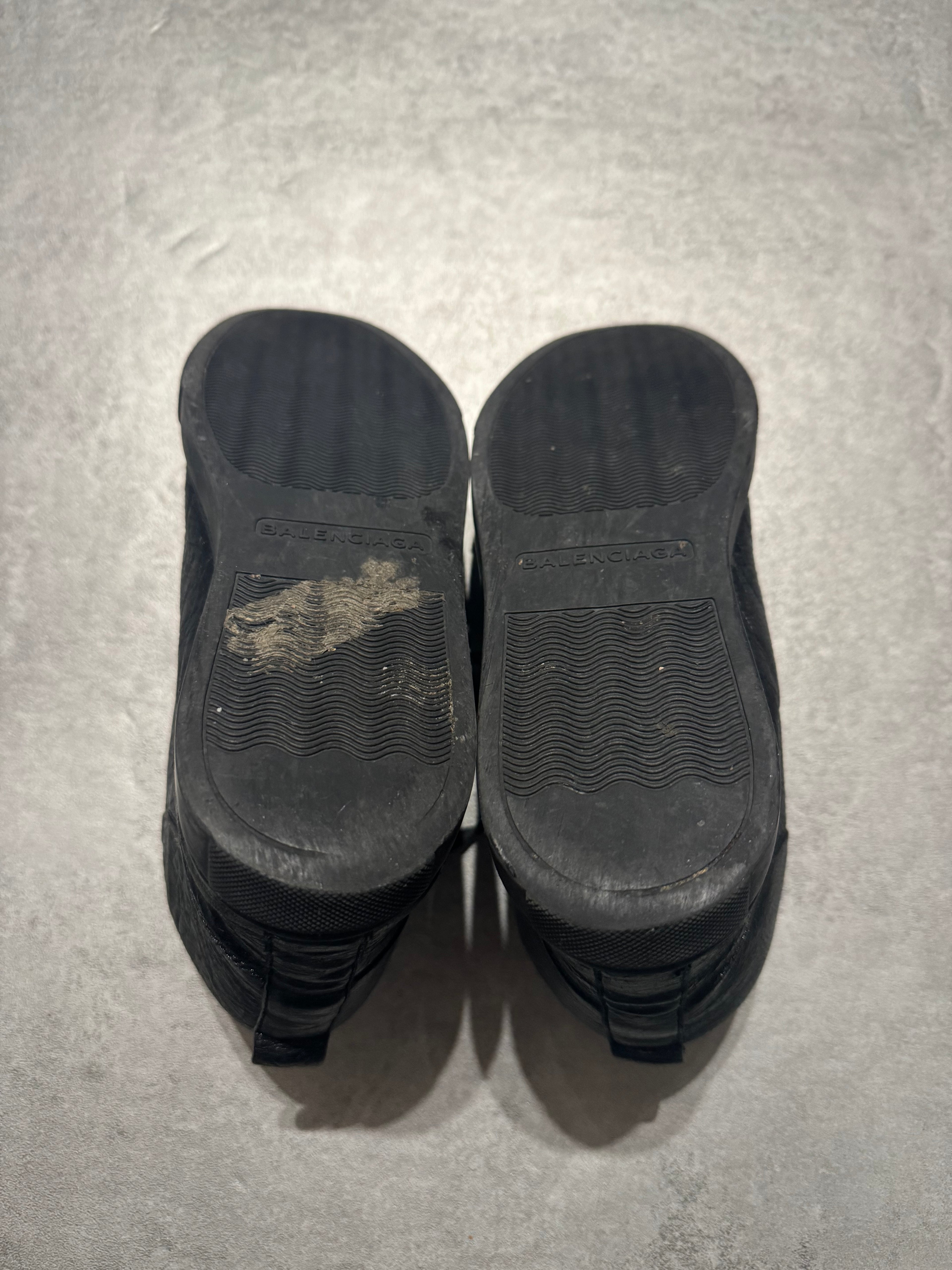Balenciaga Arena Black High Leather Shoes (37,5) - 6